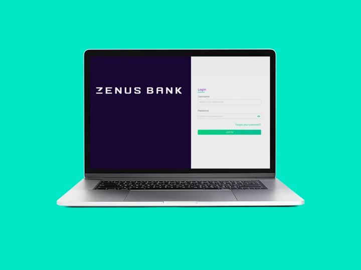 Zenus Bank Online Banking Tourquoise