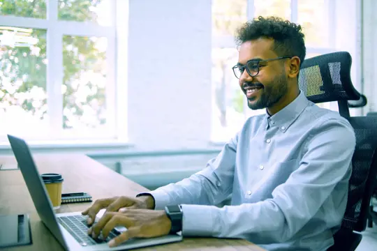 Zenus Bank Man Young Working