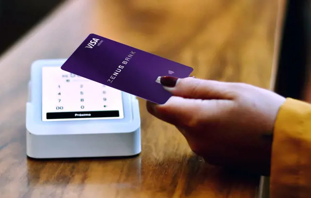 Zenus Bank Contactless Payment With Debit Card